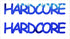 Custom-Buzz Word - HARDCORE Blue Royal