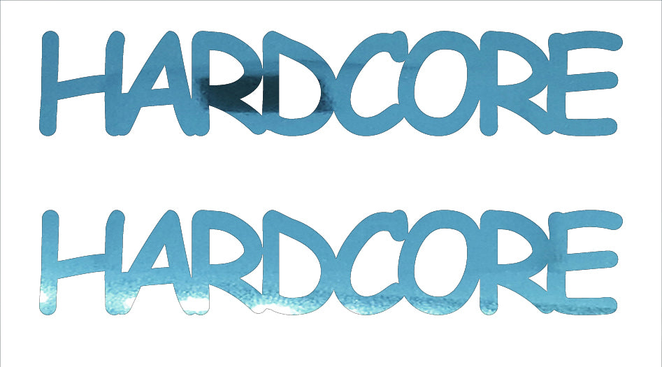 Custom-Buzz Word - HARDCORE Blue Sky