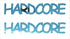 Custom-Buzz Word - HARDCORE Blue Sky