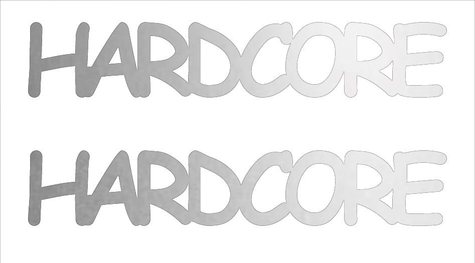 Custom-Buzz Word - HARDCORE Silver