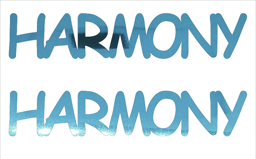 Custom-Buzz Word - HARMONY Blue Sky