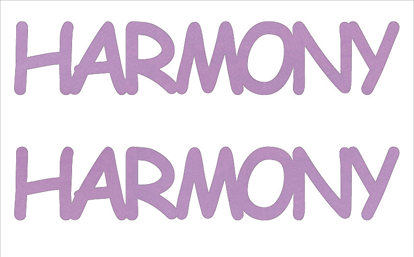 Custom-Buzz Word - HARMONY Pink