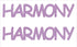 Custom-Buzz Word - HARMONY Pink