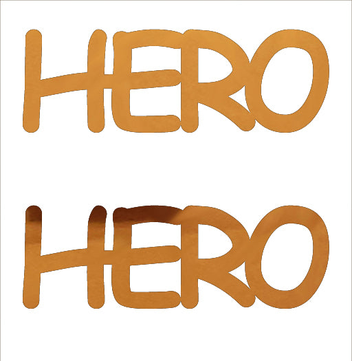 Custom-Buzz Word - HERO Orange