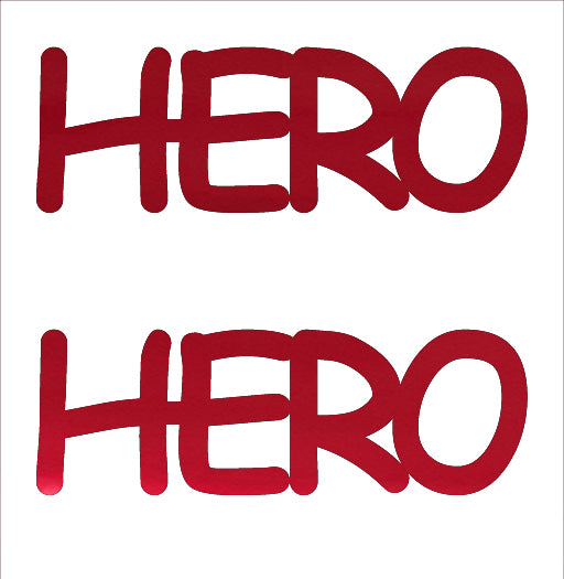 Custom-Buzz Word - HERO Red