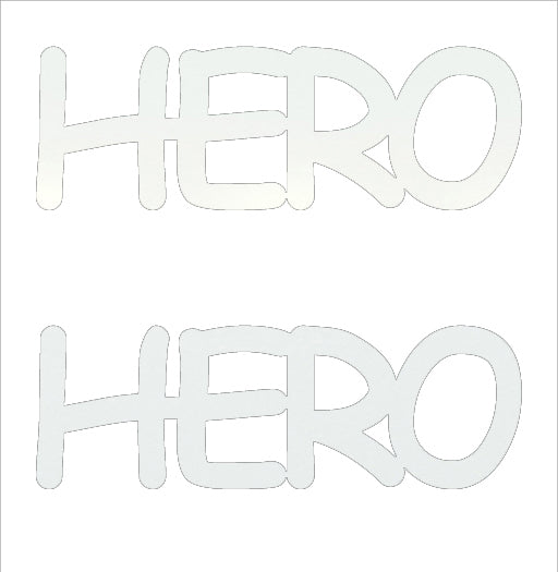 Custom-Buzz Word - HERO White