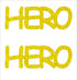 Custom-Buzz Word - HERO Yellow Paper