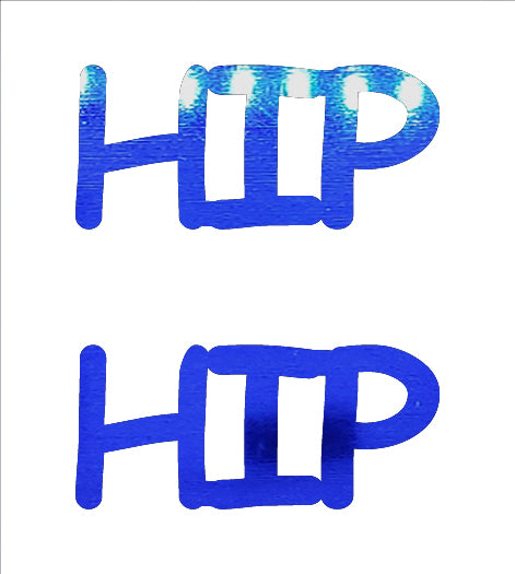 Custom-Buzz Word - HIP Blue Royal