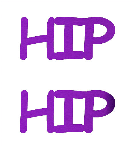 Custom-Buzz Word - HIP Purple