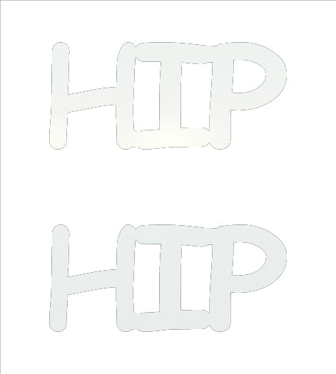 Custom-Buzz Word - HIP White