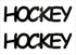 Custom-Buzz Word - HOCKEY Black