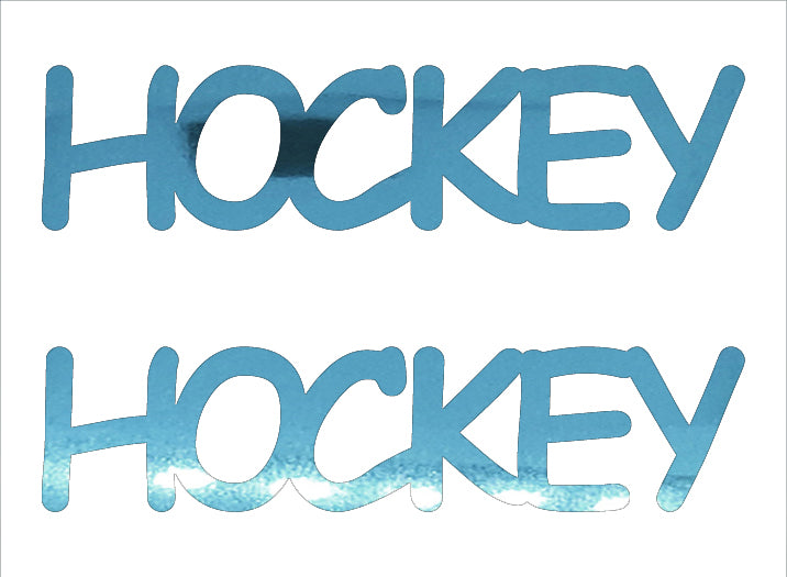 Custom-Buzz Word - HOCKEY Blue Sky