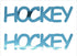 Custom-Buzz Word - HOCKEY Blue Sky