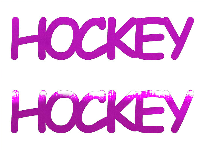 Custom-Buzz Word - HOCKEY Fuchsia