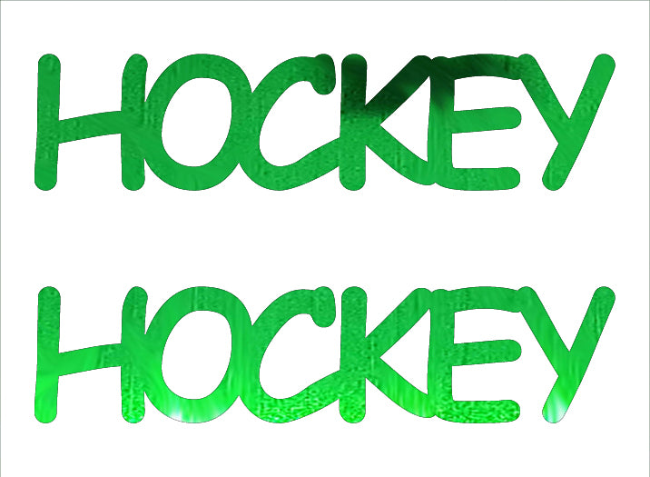 Custom-Buzz Word - HOCKEY Green