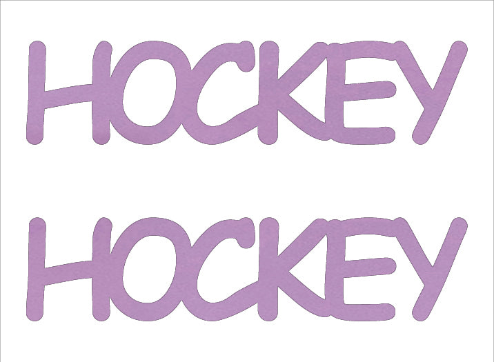 Custom-Buzz Word - HOCKEY Pink