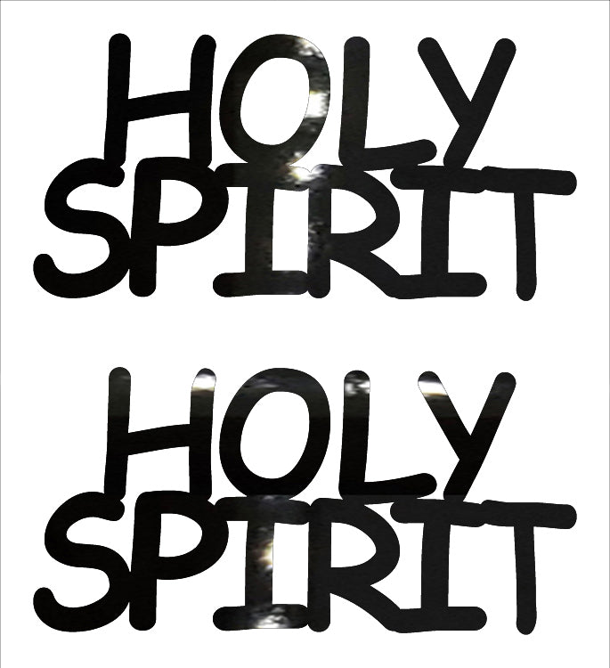 Custom-Buzz Word - HOLY SPIRIT Black