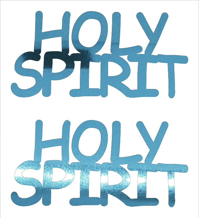 Custom-Buzz Word - HOLY SPIRIT Blue Sky