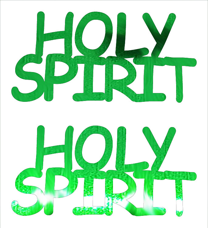 Custom-Buzz Word - HOLY SPIRIT Green