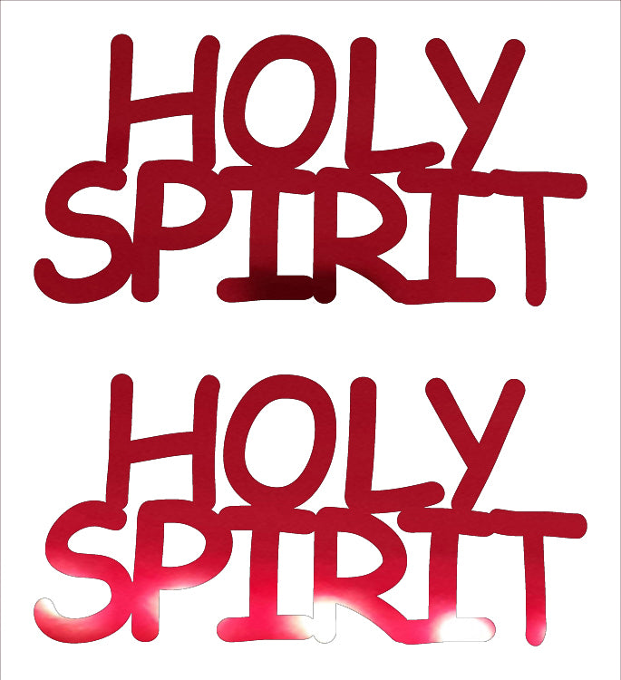 Custom-Buzz Word - HOLY SPIRIT Red