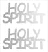 Custom-Buzz Word - HOLY SPIRIT Silver