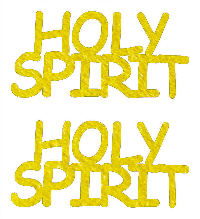 Custom-Buzz Word - HOLY SPIRIT Yellow Paper