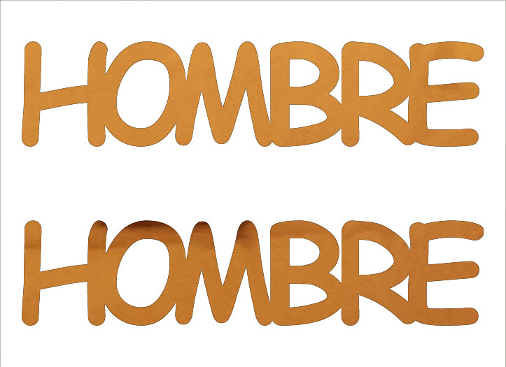 Custom-Buzz Word - HOMBRE Orange