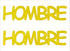 Custom-Buzz Word - HOMBRE Yellow Paper