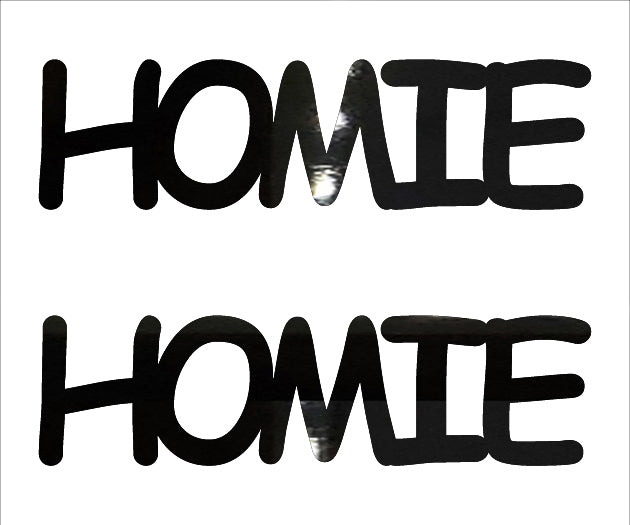 Custom-Buzz Word - HOMIE Black