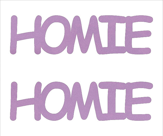 Custom-Buzz Word - HOMIE Pink