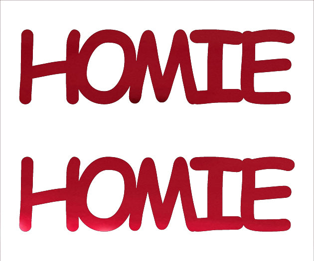 Custom-Buzz Word - HOMIE Red