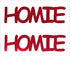 Custom-Buzz Word - HOMIE Red