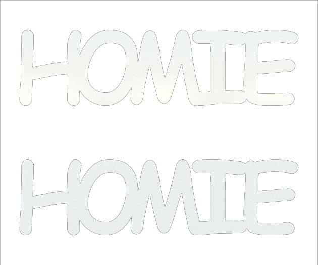 Custom-Buzz Word - HOMIE White