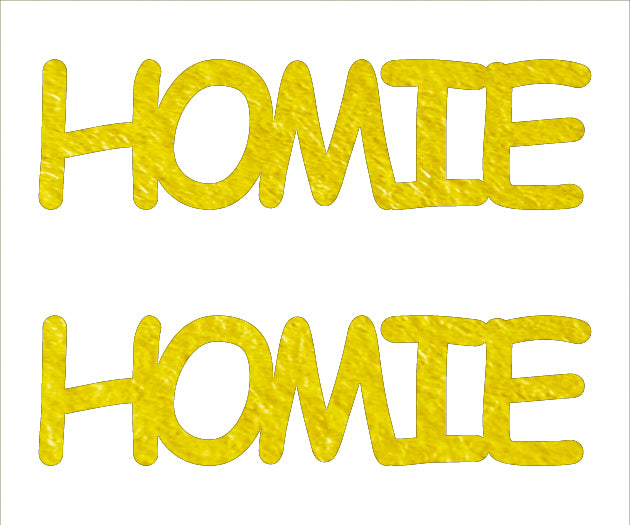 Custom-Buzz Word - HOMIE Yellow Paper