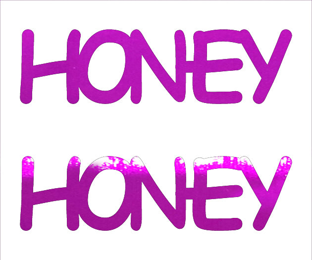 Custom-Buzz Word - HONEY Fuchsia