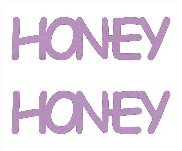 Custom-Buzz Word - HONEY Pink