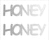 Custom-Buzz Word - HONEY Silver