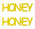 Custom-Buzz Word - HONEY Yellow Paper