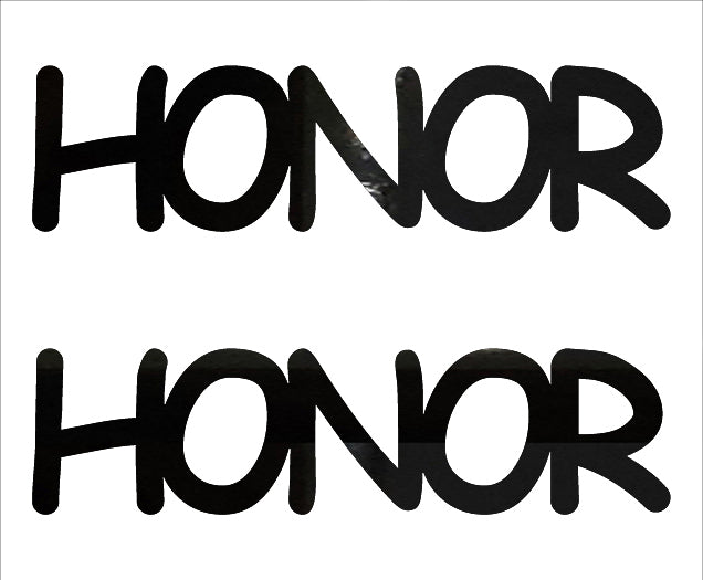 Custom-Buzz Word - HONOR Black