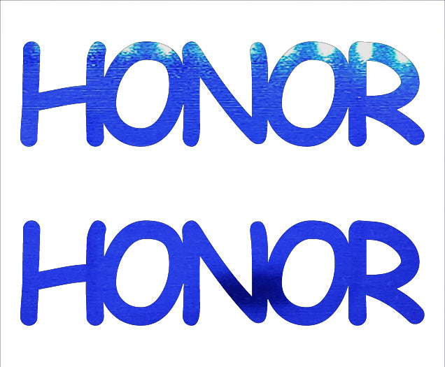 Custom-Buzz Word - HONOR Blue Royal