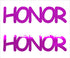 Custom-Buzz Word - HONOR Fuchsia