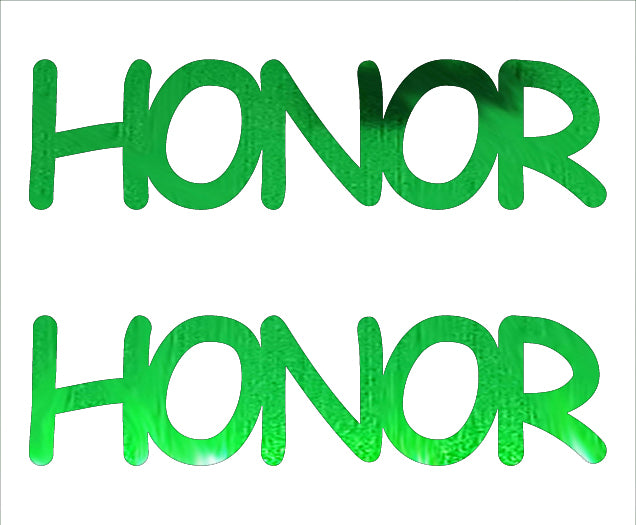 Custom-Buzz Word - HONOR Green