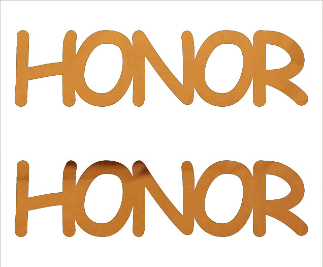 Custom-Buzz Word - HONOR Orange