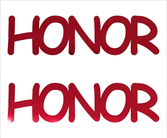 Custom-Buzz Word - HONOR Red