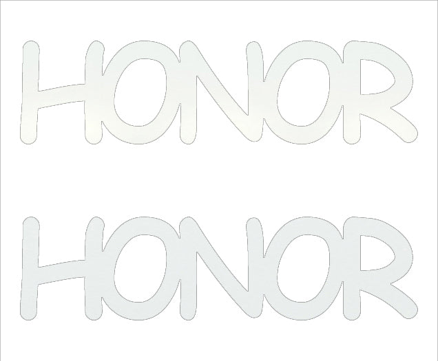 Custom-Buzz Word - HONOR White