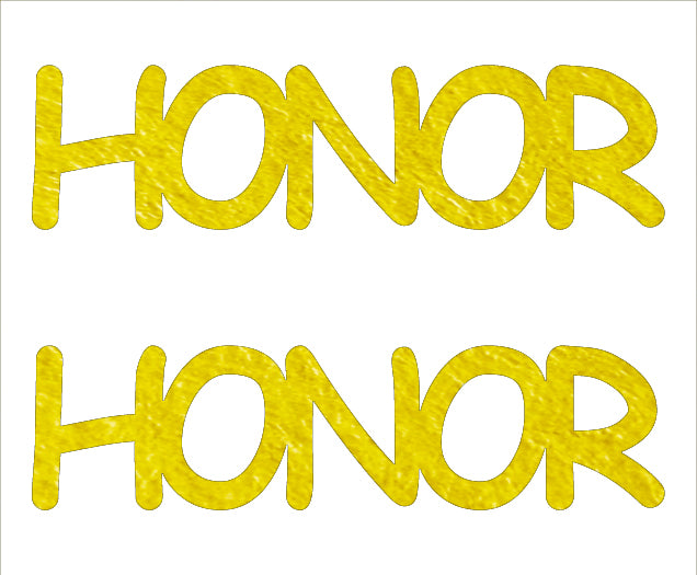 Custom-Buzz Word - HONOR Yellow Paper