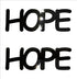 Custom-Buzz Word - HOPE Black