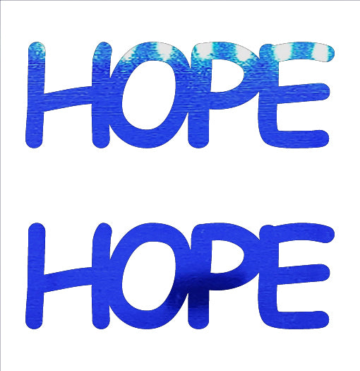 Custom-Buzz Word - HOPE Blue Royal