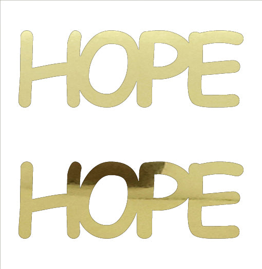 Custom-Buzz Word - HOPE Gold