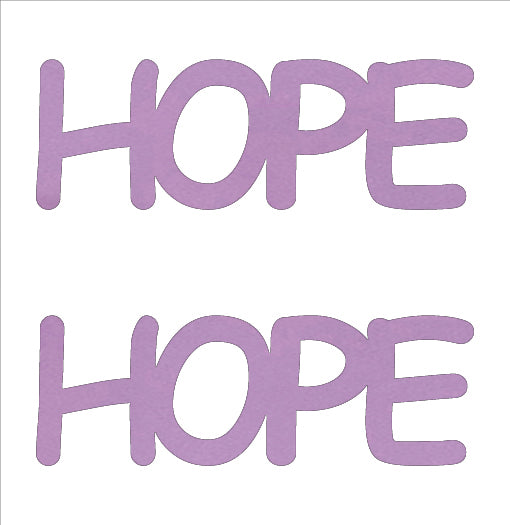 Custom-Buzz Word - HOPE Pink